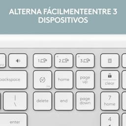 image-Keyboard and Mouse Logitech 920-012596 White Spanish QWERTY