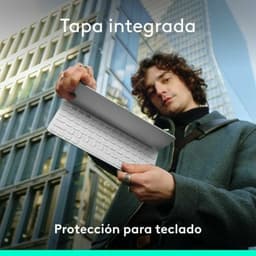 image-Bluetooth Keyboard Logitech 920-013011 Spanish Qwerty Grey White/Grey