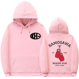 image-Manga Men Women Harajuku Sweatshirt Male Setwear Kamogawa