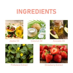 image-Strawberry Lip Scrub, Moisturize Lips, Prevent Dry Crack, Jojoba Coconut Oils