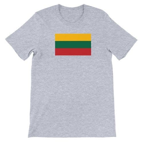 image-Drapeau de la Lituanie - T-shirt unisexe premium ras du cou