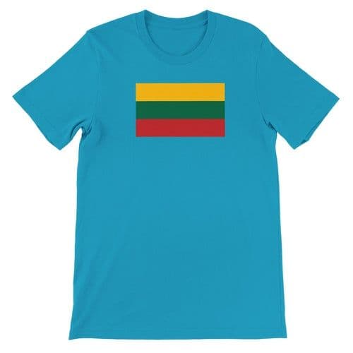 image-Drapeau de la Lituanie - T-shirt unisexe premium ras du cou