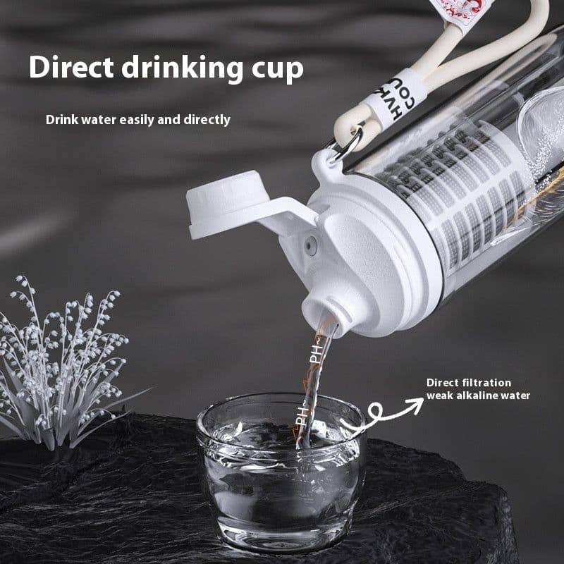image-Direct Consumption Weak Alkaline Water Cup Natural Ore Broken Water Cup
