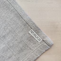 image-Hemp linen bathroom towel | natural