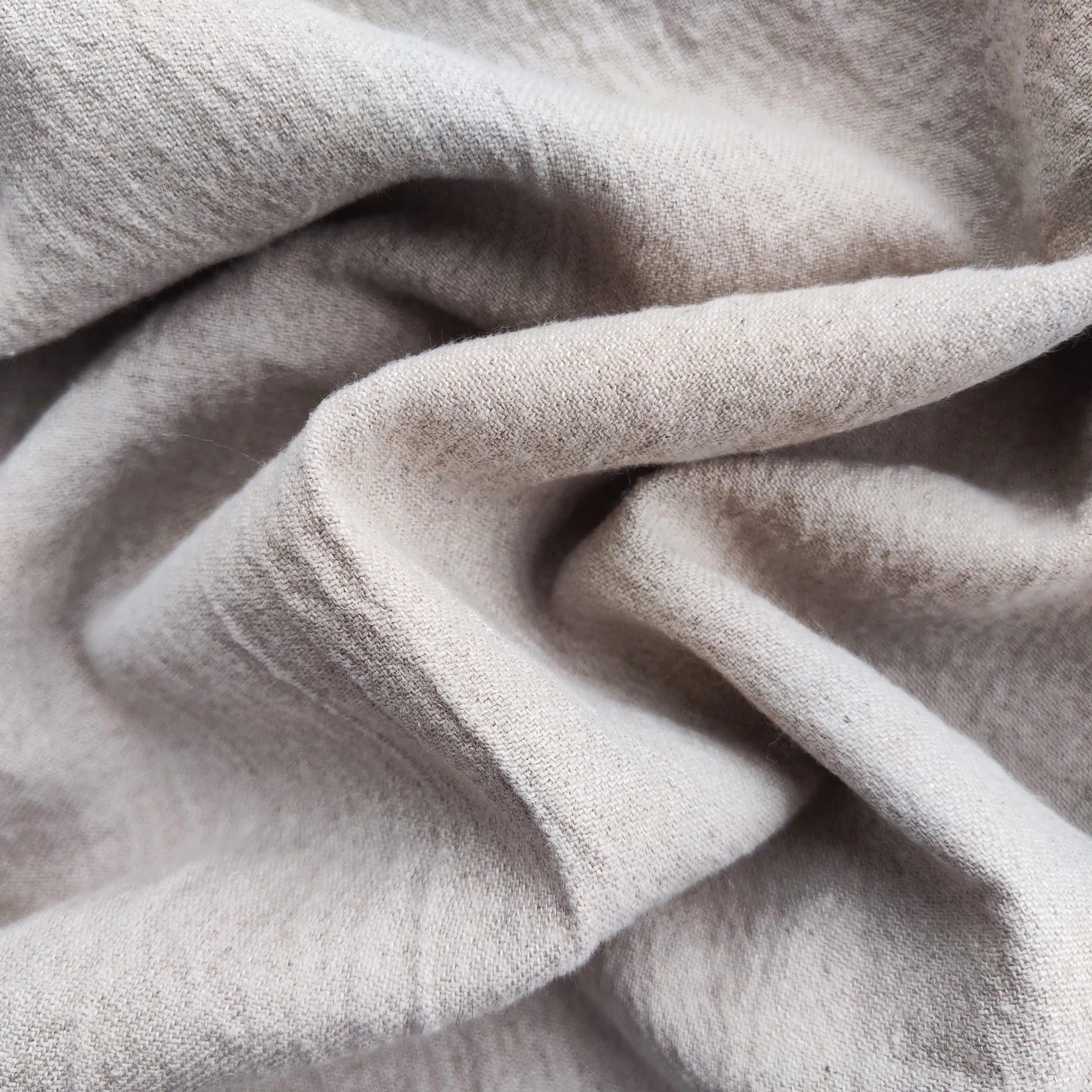 image-Hemp linen bathroom towel | natural