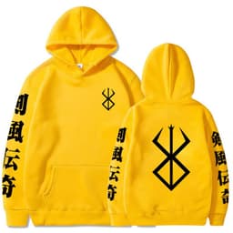 image-Berserk Anime Hoodies Men Logo Hoodie Hip Hop Long Sleeve Sw