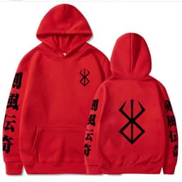 image-Berserk Anime Hoodies Men Logo Hoodie Hip Hop Long Sleeve Sw