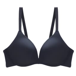 image-Yoshino Underwear Women's Wireless Seamless One-piece Glossy Bra Lightweight Beautiful Back Japanese Simple Bra Cup