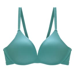 image-Yoshino Underwear Women's Wireless Seamless One-piece Glossy Bra Lightweight Beautiful Back Japanese Simple Bra Cup