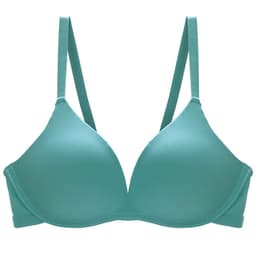 image-Yoshino Underwear Women's Wireless Seamless One-piece Glossy Bra Lightweight Beautiful Back Japanese Simple Bra Cup