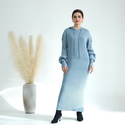 image-Loriya2023 AliExpress Dubai Middle East Autumn and Winter thickened knitted loose sweater dress LR668