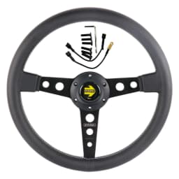 image-14-Inch Momo Modified Steering Wheel Universal Racing Competition Steering Wheel Personality Plate Dish Modified Steering Wheel