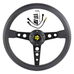 image-14-Inch Momo Modified Steering Wheel Universal Racing Competition Steering Wheel Personality Plate Dish Modified Steering Wheel