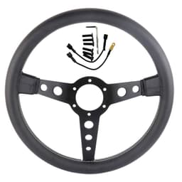 image-14-inch momo modified steering wheel, universal racing steering wheel, personalized flat disc modified steering wheel