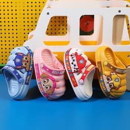 image-2023 New Wang Wang team summer children's cartoon hole shoes male and female baby home non-slip sandals and slippers sandals wholesale
