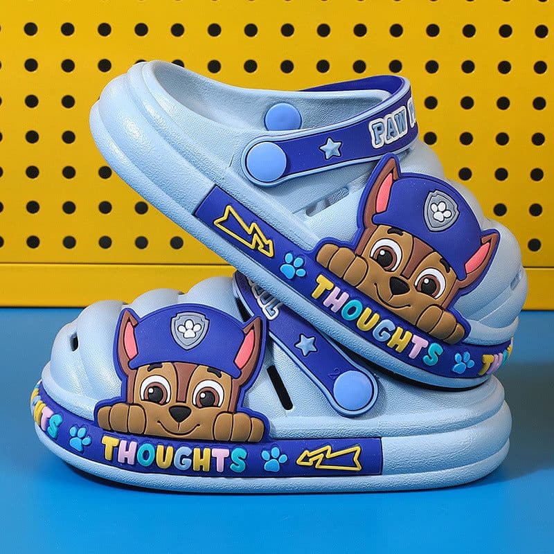 image-2023 New Wang Wang team summer children's cartoon hole shoes male and female baby home non-slip sandals and slippers sandals wholesale