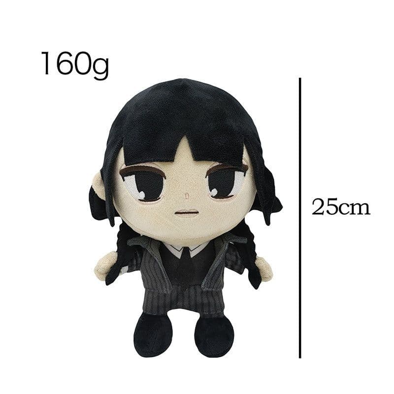image-Spot Adams Wednesday plush Adams Wednesday plush toy doll American drama Wednesday