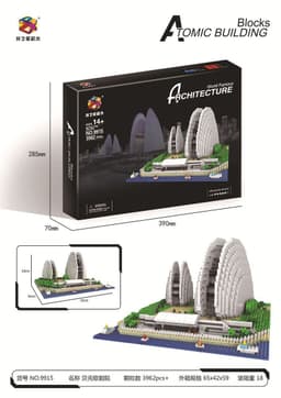image-Pinzhixing Micro Diamond Small Particle Building Block Toys Children's Educational Toys Taj Mahal Architectural Model Spot Wholesale