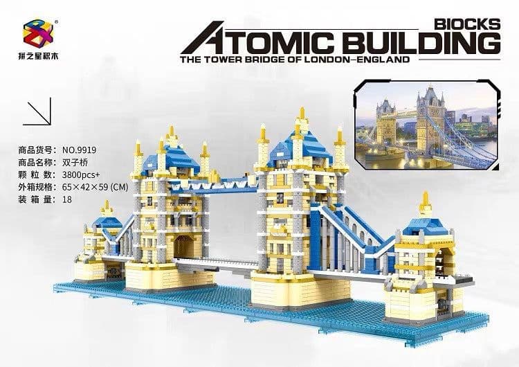 image-Pinzhixing Micro Diamond Small Particle Building Block Toys Children's Educational Toys Taj Mahal Architectural Model Spot Wholesale