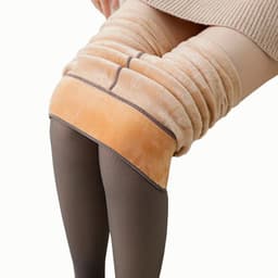image-Women's plus size pantyhose plus velvet thickened autumn and winter bare legs artifact sexy translucent outer wear leggings