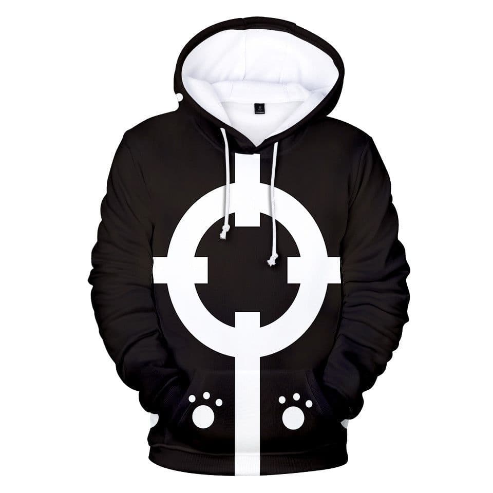 image-2019 cross-border new Japanese anime One Piece digital print hooded sweatshirt