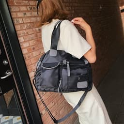 image-Women's bags 2022 new trend European and American fashion ladies mom bag nylon shoulder handbag large capacity travel bag