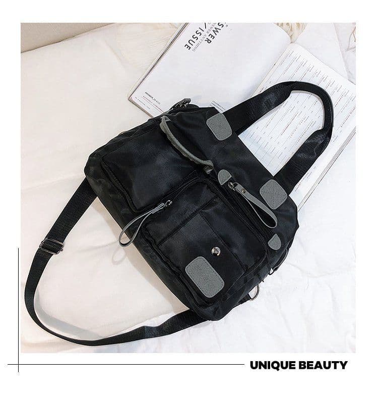 image-Women's bags 2022 new trend European and American fashion ladies mom bag nylon shoulder handbag large capacity travel bag