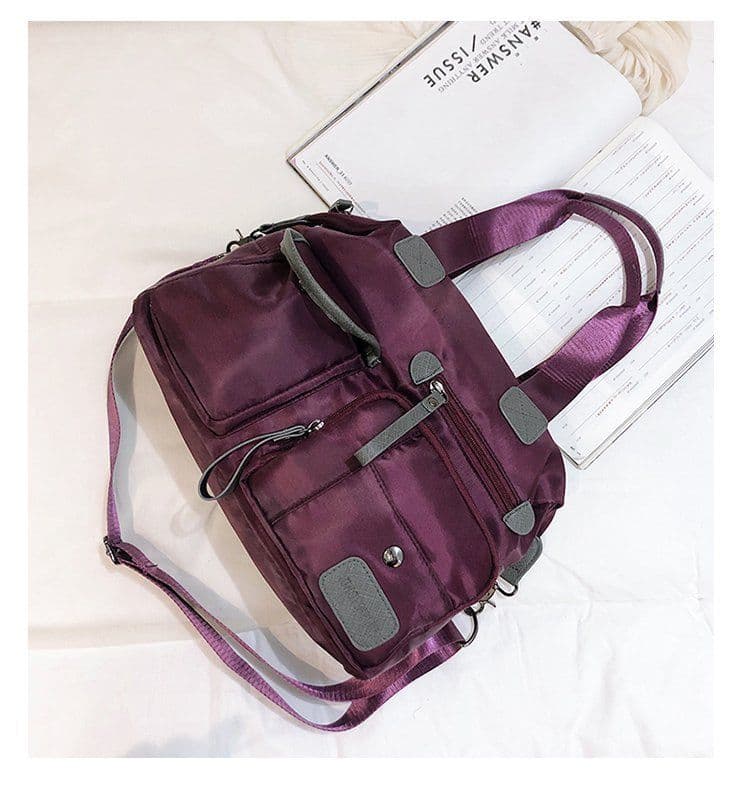 image-Women's bags 2022 new trend European and American fashion ladies mom bag nylon shoulder handbag large capacity travel bag