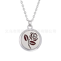 image-Tree of Life Alloy + Amazon AliExpress Aromatherapy Pendant Couple Can Open Round Hollow Perfume Box