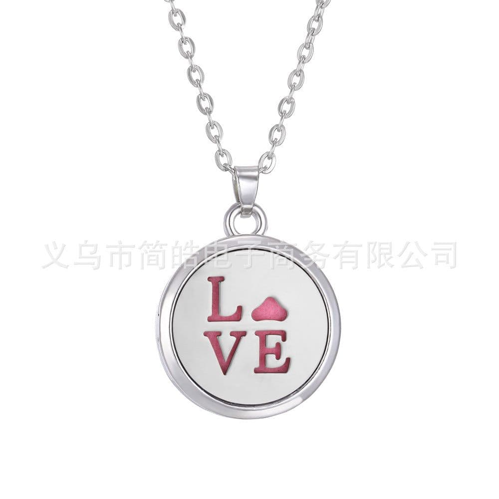 image-Tree of Life Alloy + Amazon AliExpress Aromatherapy Pendant Couple Can Open Round Hollow Perfume Box