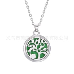 image-Tree of Life Alloy + Amazon AliExpress Aromatherapy Pendant Couple Can Open Round Hollow Perfume Box