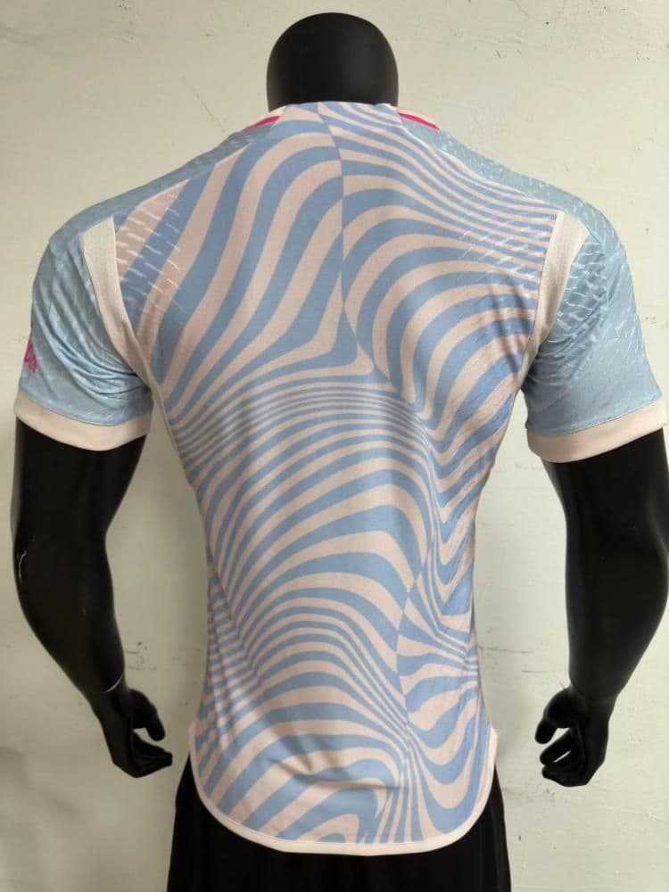 image-2324 Arsenal light blue special edition jersey player version football uniform with printable number football jersey