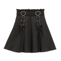 image-Plus size women's clothing for fat mm niche design skirt Japanese style skirt for women summer new style waist slimming trend