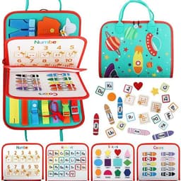 image-New cross-border children's felt learning board early education board busy board quiet book learning early education toys