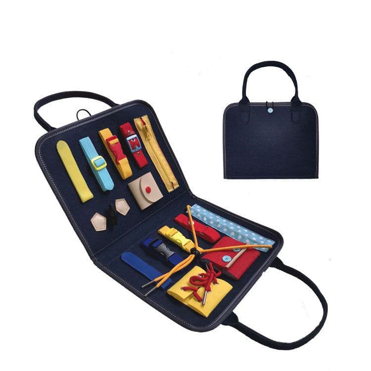 image-New cross-border children's felt learning board early education board busy board quiet book learning early education toys