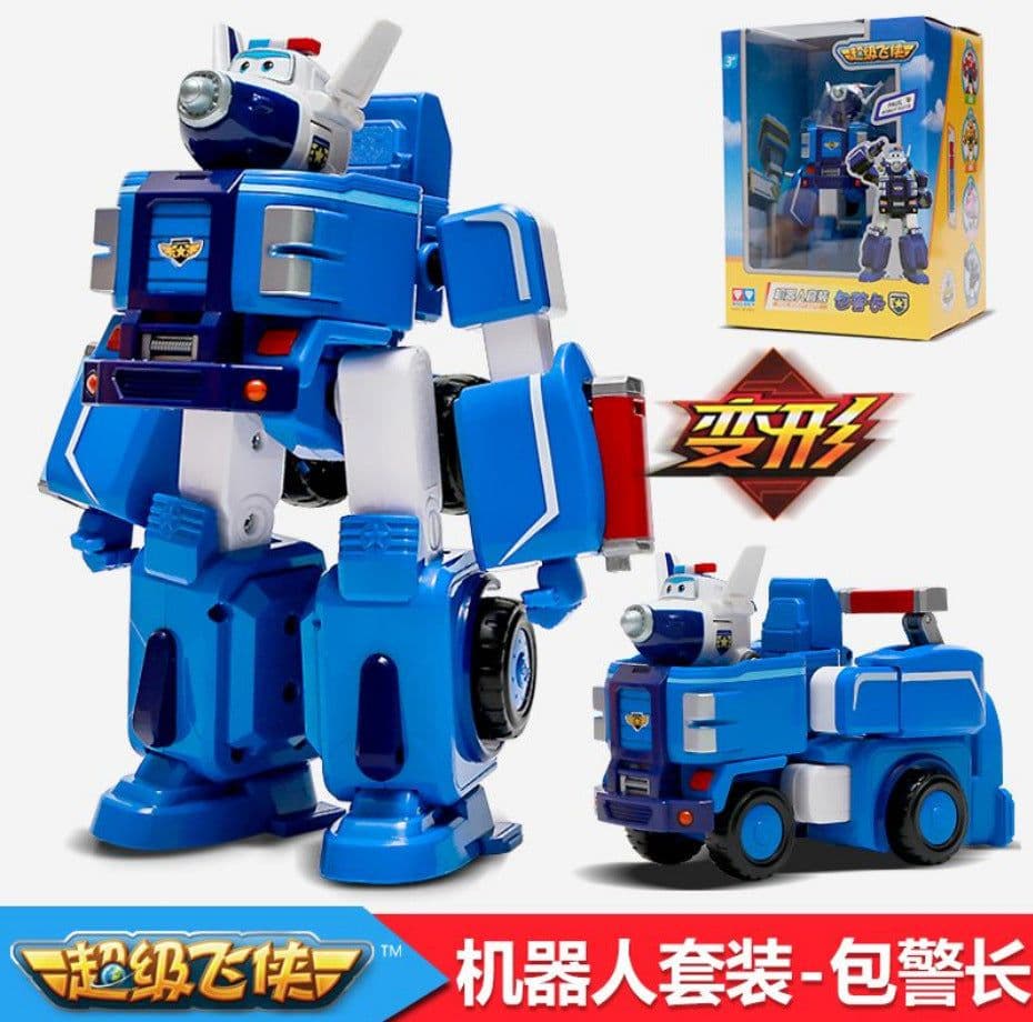 image-Super Wings Transformation Robot Ledi Fusion Mecha Set Audi Educational Transformation Toy Gift Set