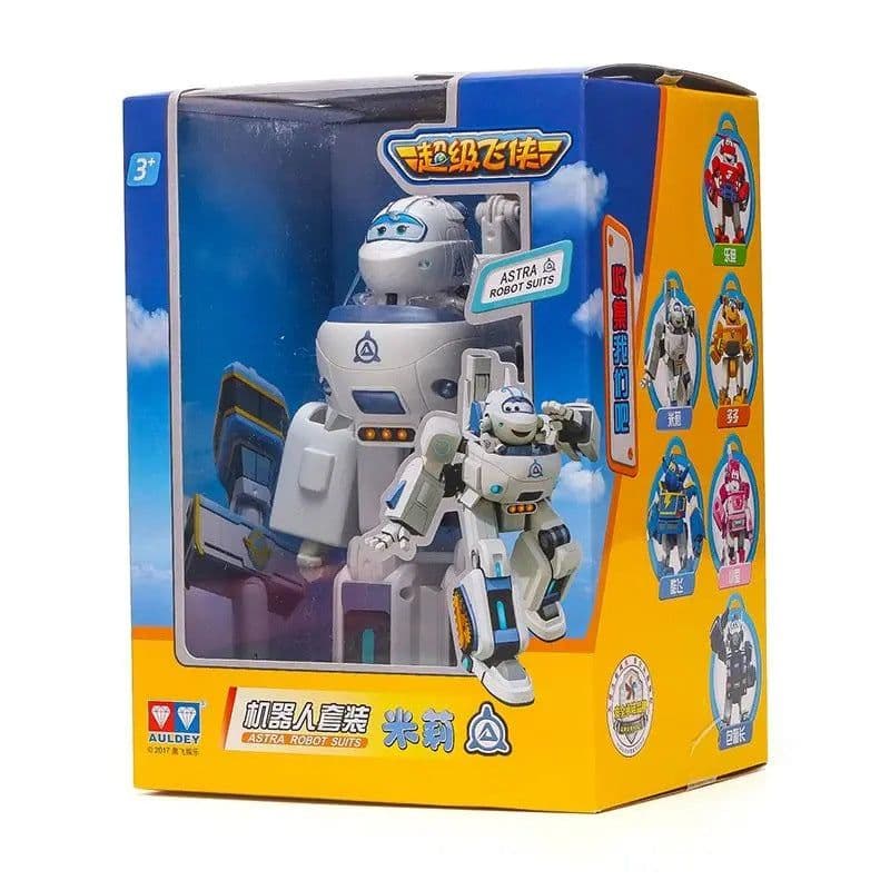 image-Super Wings Transformation Robot Ledi Fusion Mecha Set Audi Educational Transformation Toy Gift Set