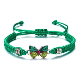 image-Dried Shrimp Popular Personality Butterfly Flower Bracelet Female Student Girlfriend Gifts Hand-Woven Adjustable Bracelet Wholesale