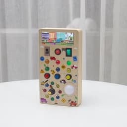 image-Cross-border hot selling children's early education wooden LED light socket switch busy board toys hands-on wooden toys
