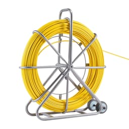 image-VEVOR Fiberglass Fish Tape 5/16" x 656' Duct Rodder Reel