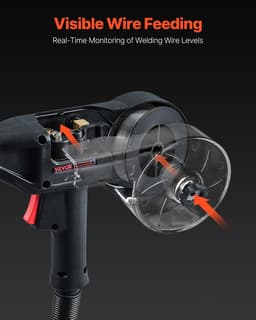 image-VEVOR 200Amp Spool Gun with 10FT Cable, Compatible with W Weldpro MlG200GDsv200 and MIG155GD Welders, Suitable for 0.030" and 0.035" Flux Core/Solid/Aluminum Welding Wires