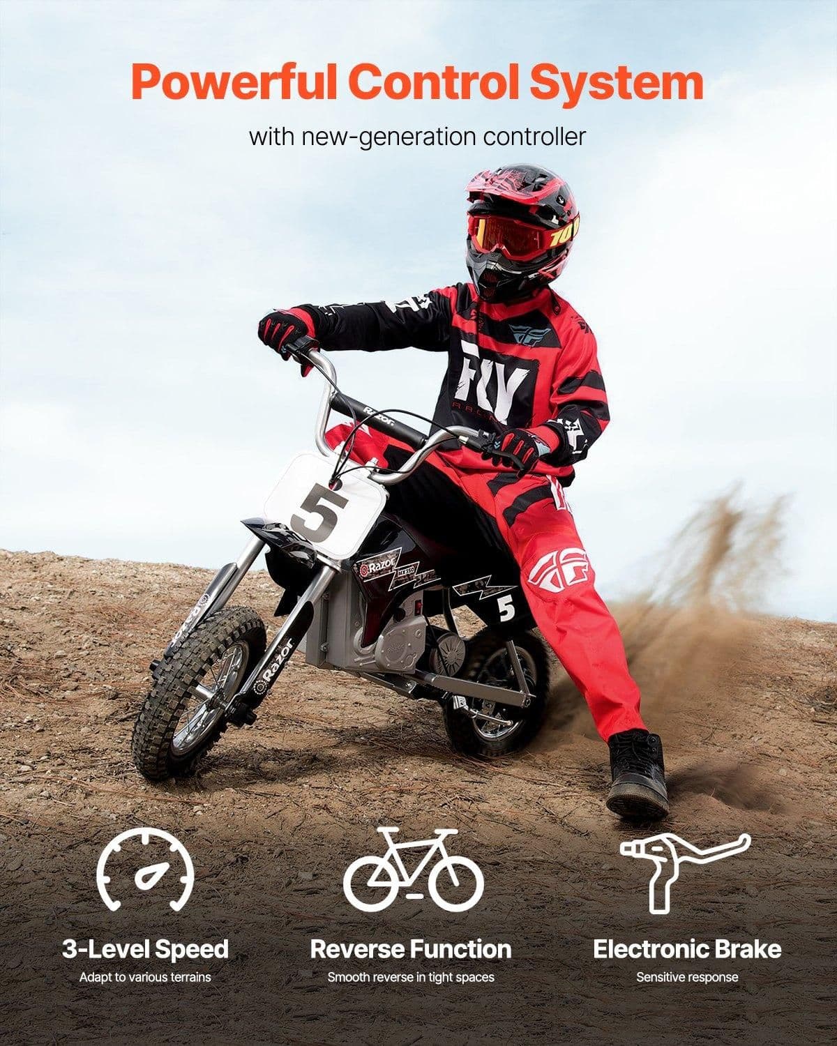 image-VEVOR 1800W Electric Brushless DC Motor Kit - 48V 4500rpm Motor with Upgraded Speed Controller and Throttle Grip Kit for Go Karts E-Bike Motorcycle Scooter DIY