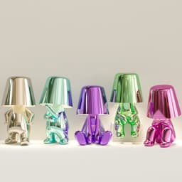 image-Cross-border exclusively for thinkers Xiaojinren table lamp bedroom decoration touch usb rechargeable table lamp thinker lamp