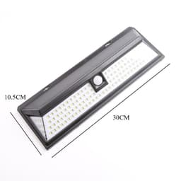 image-New 118LED solar human body sensing wall light 180COB solar garden light outdoor waterproof lighting