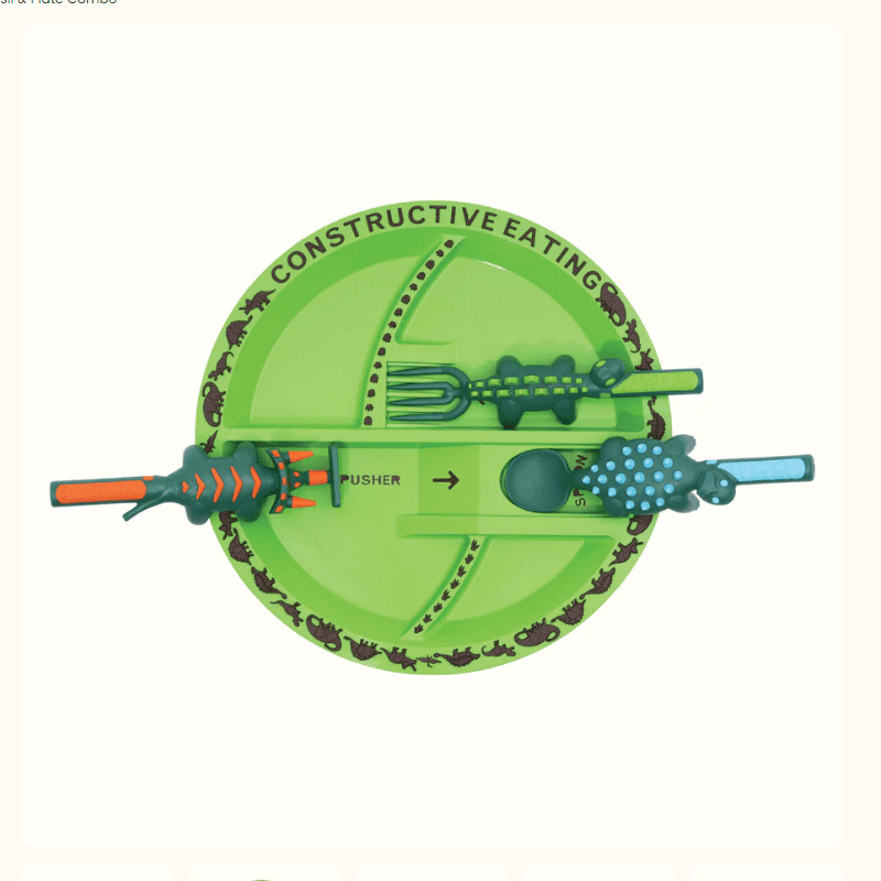 image-Dinneractive Car Bulldozer Excavator Shovel Fork Shovel Dinner Plate Children's Tableware Three Sets