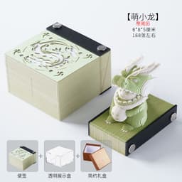 image-Manufacturer 3D note paper creative three-dimensional paper sculpture Kiyomizu Temple sticky note