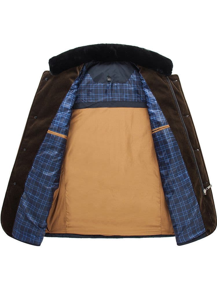 image-Middle-aged And Elderly Padded Jacket Father Winter Clothes