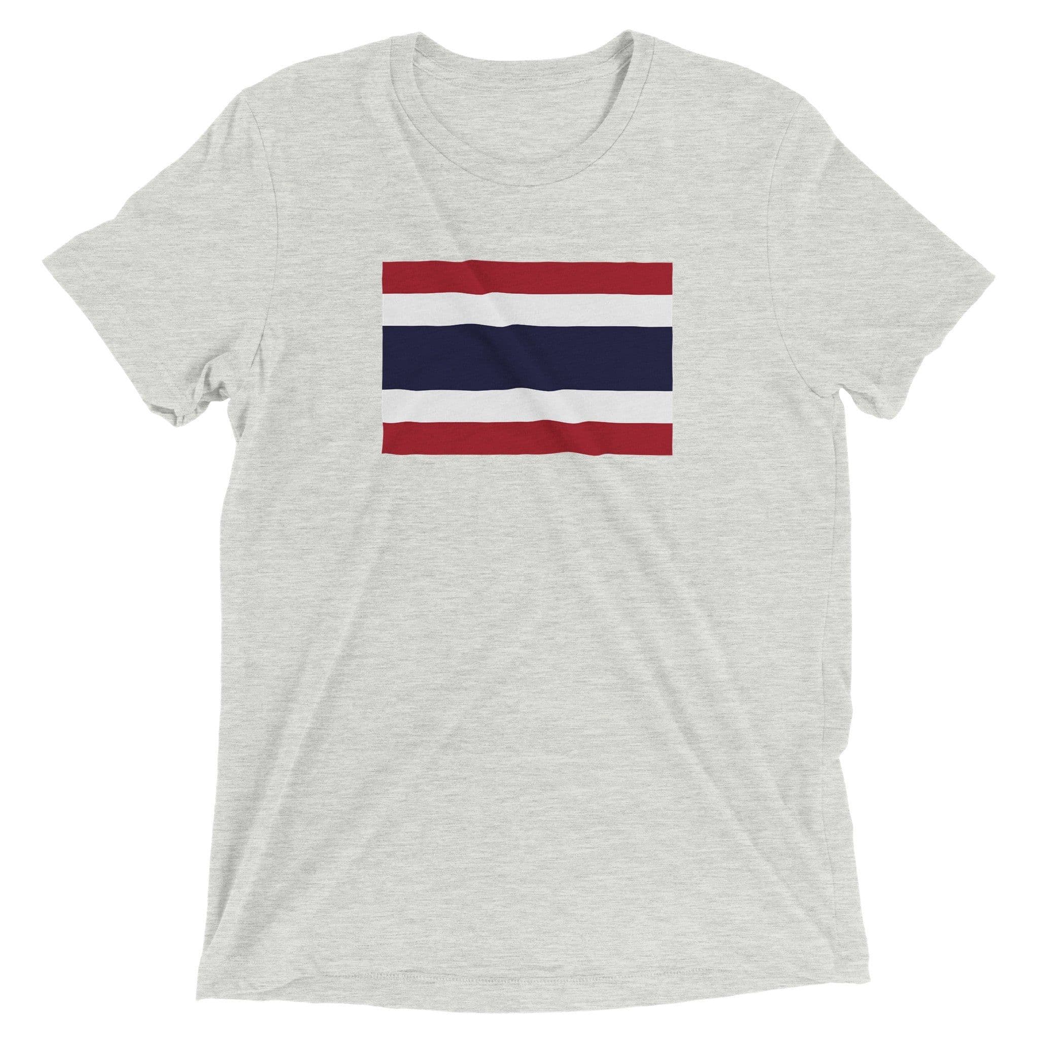 image-Drapeau de la Thaïlande - T-shirt unisexe triblend-ras du cou