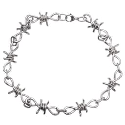 image-Cross-border exclusive supply of cool black thorn necklace hip-hop punk wolf fang thorn necklace black panther daisy necklace batch