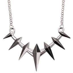 image-Cross-border exclusive supply of cool black thorn necklace hip-hop punk wolf fang thorn necklace black panther daisy necklace batch